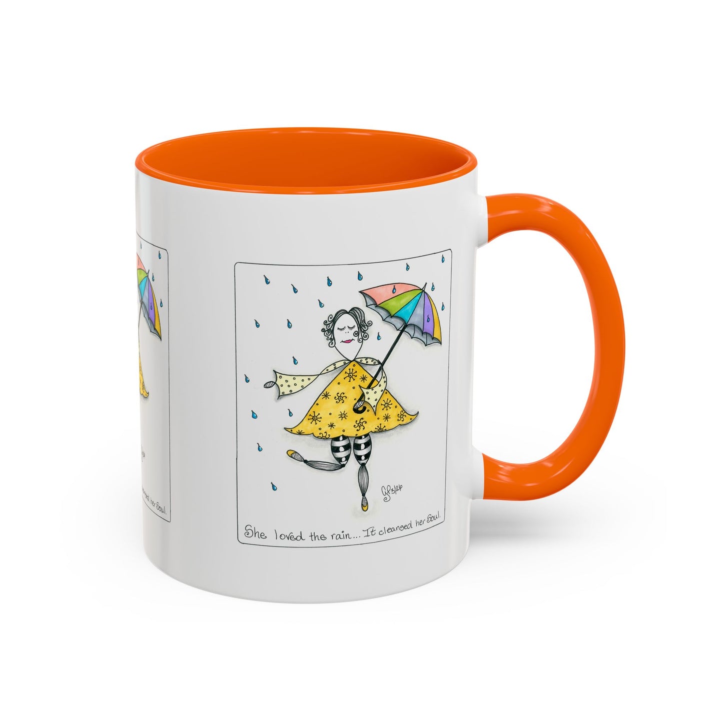 The Rain Cleansed Her Soul Coffee Mug (11, 15oz)