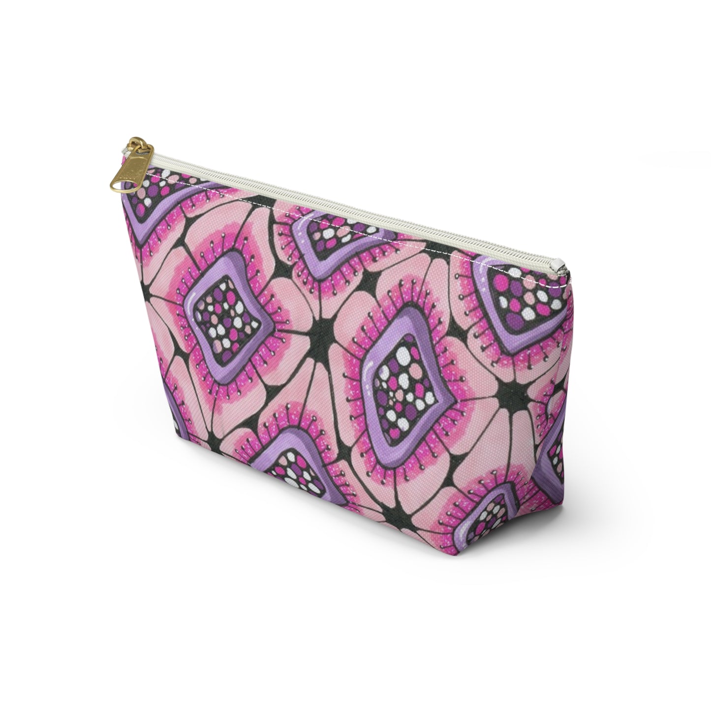Punchy Pink Pouch w T-bottom