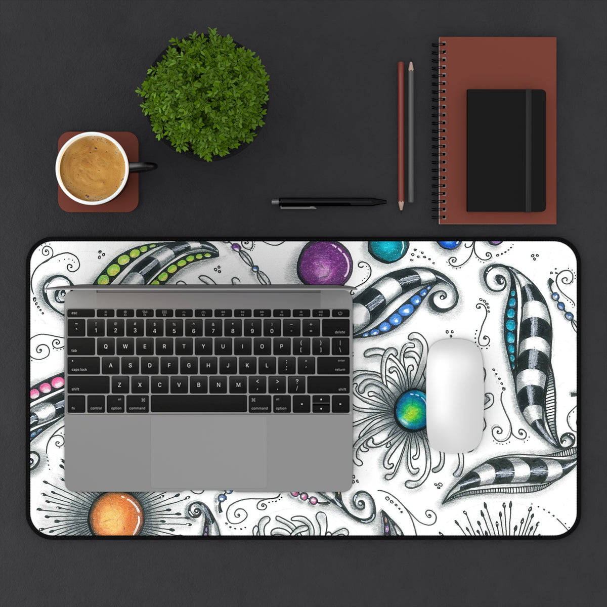 Zen Whimsy Desk Mat