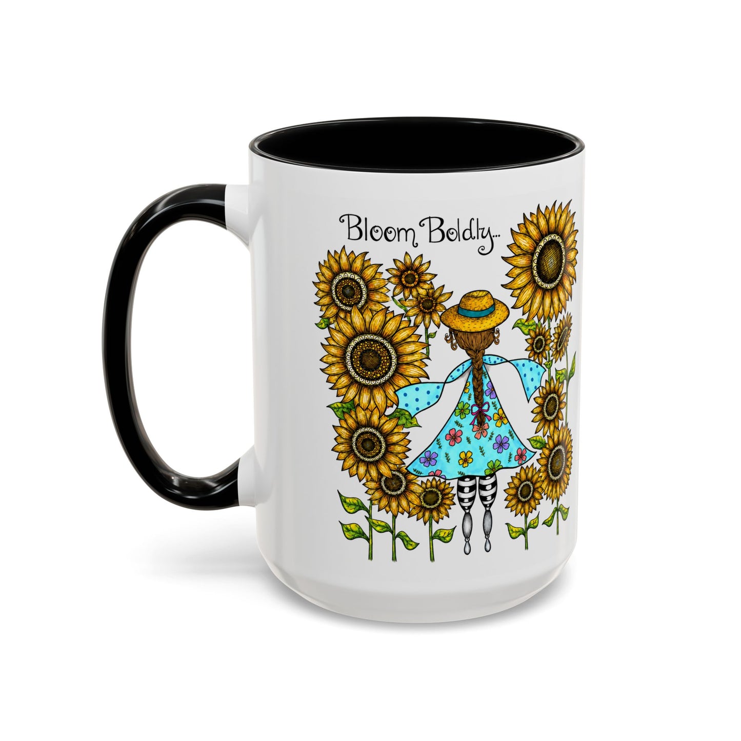 Bloom Boldly Accent Coffee Mug (11, 15oz)