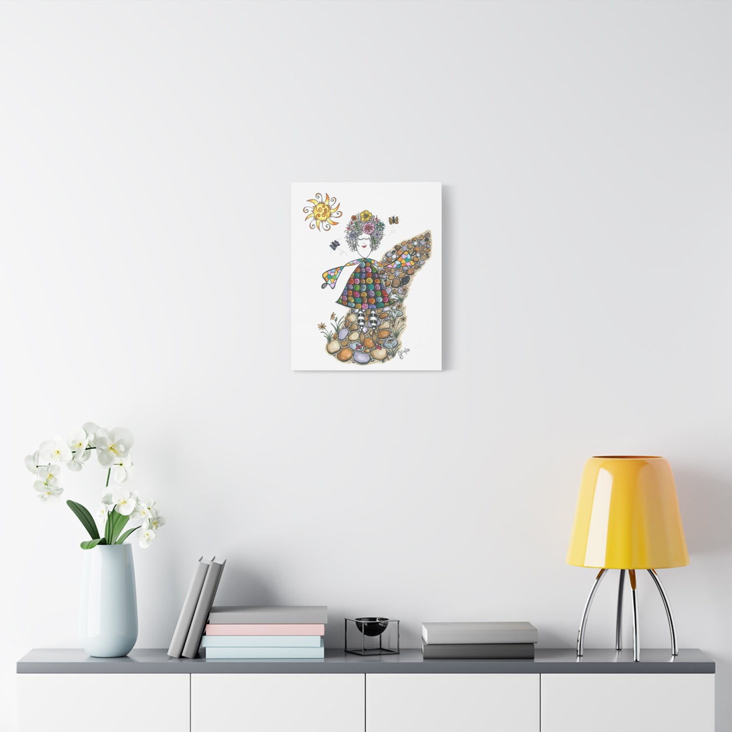 Life's Path Matte Canvas Print
