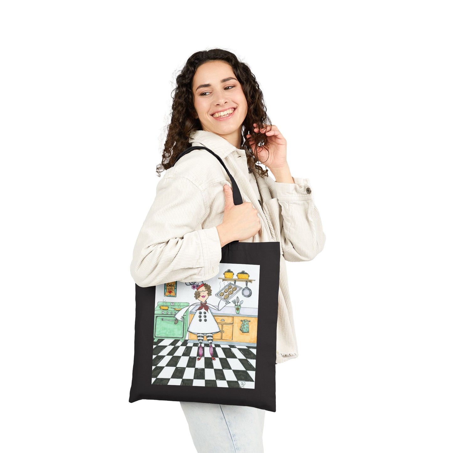 The Cookie Baker Cotton Canvas Tote Bag
