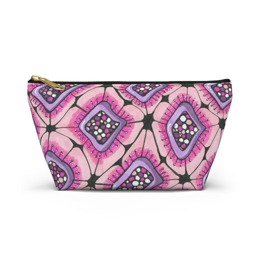 Punchy Pink Pouch w T-bottom