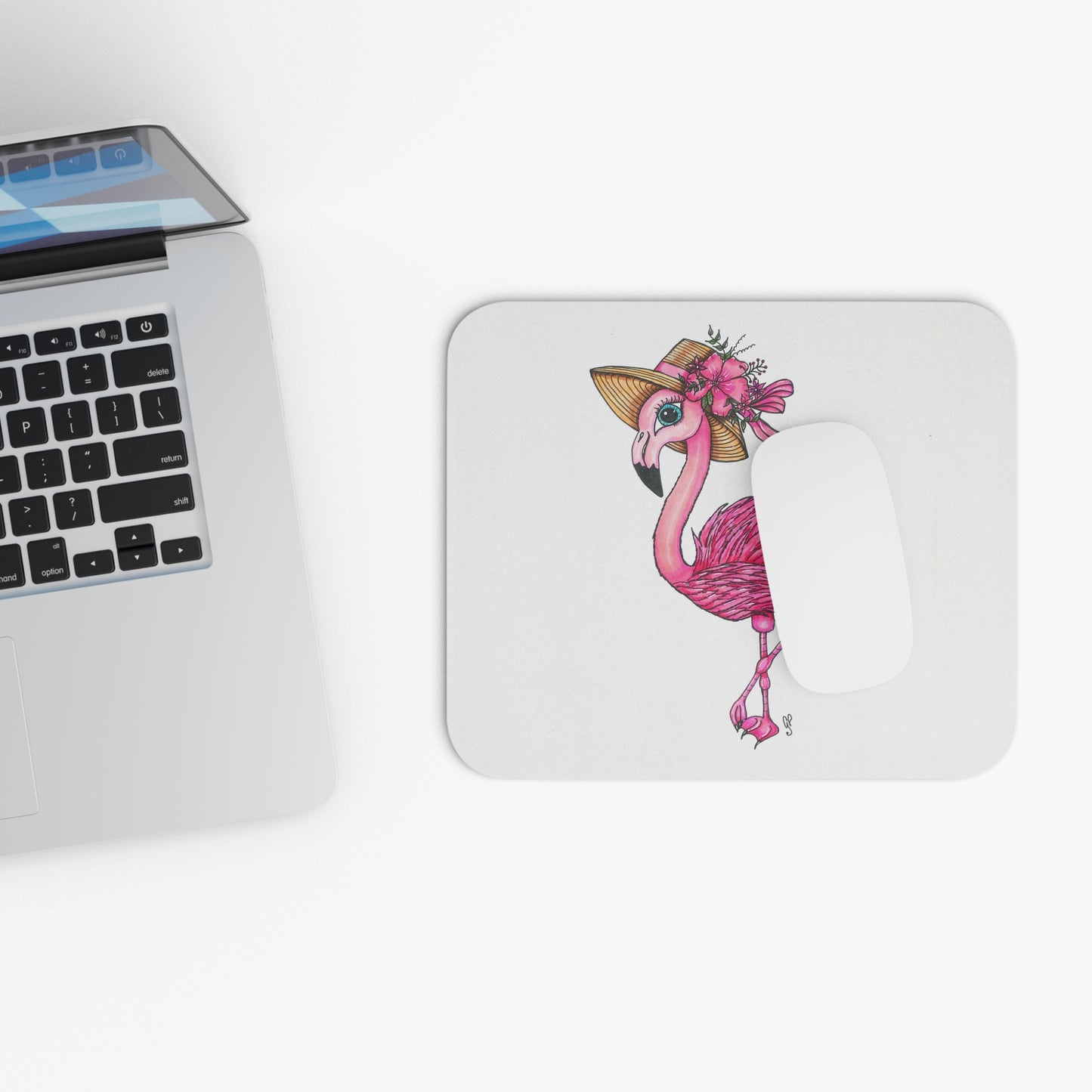 Flamingo Mouse Pad (Rectangle)