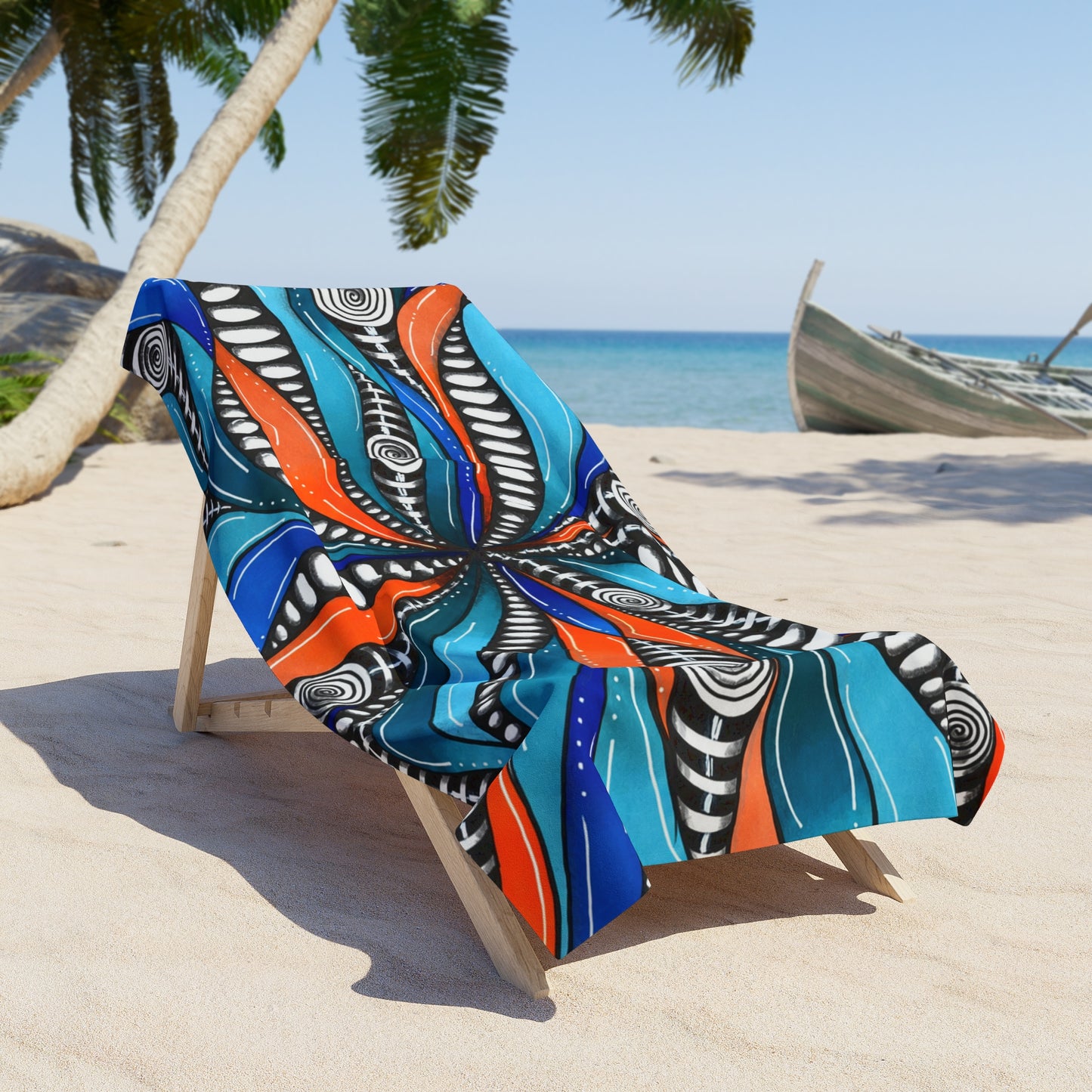 Wild Burst Beach Towel