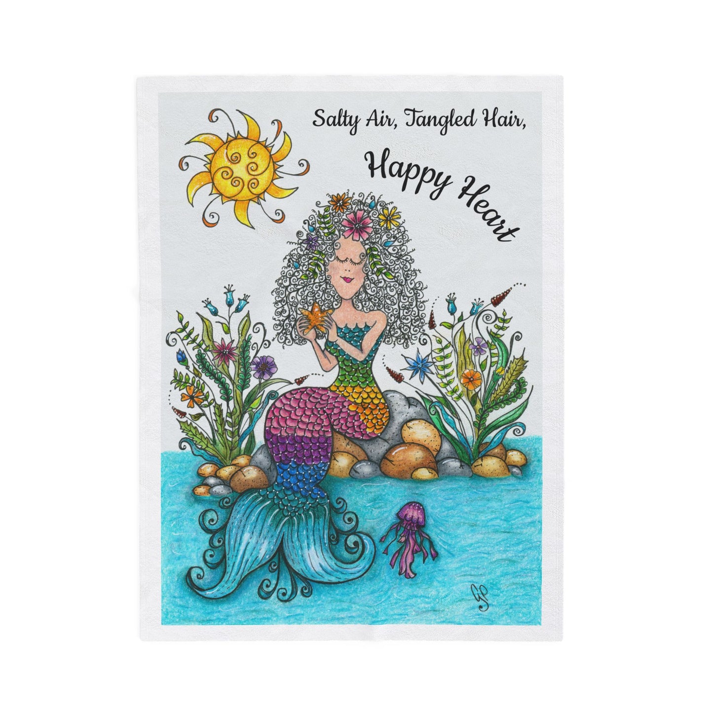 Mermaid Velveteen Plush Blanket
