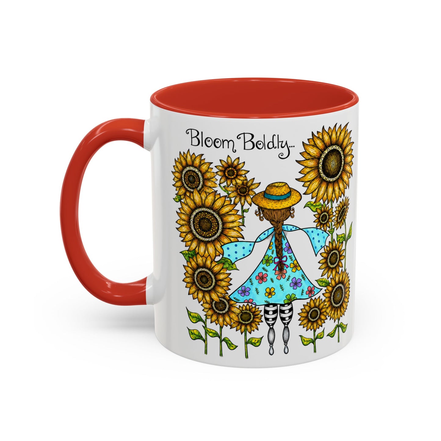 Bloom Boldly Accent Coffee Mug (11, 15oz)