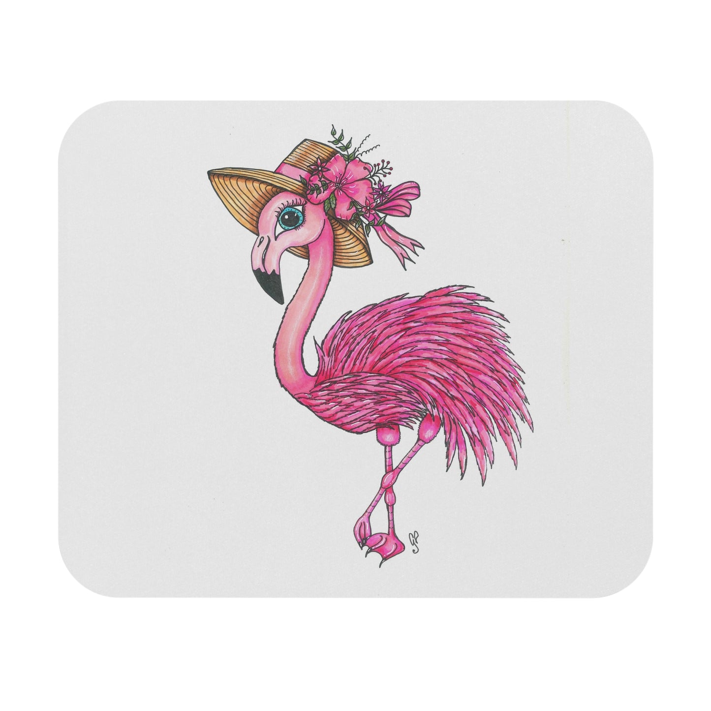 Flamingo Mouse Pad (Rectangle)