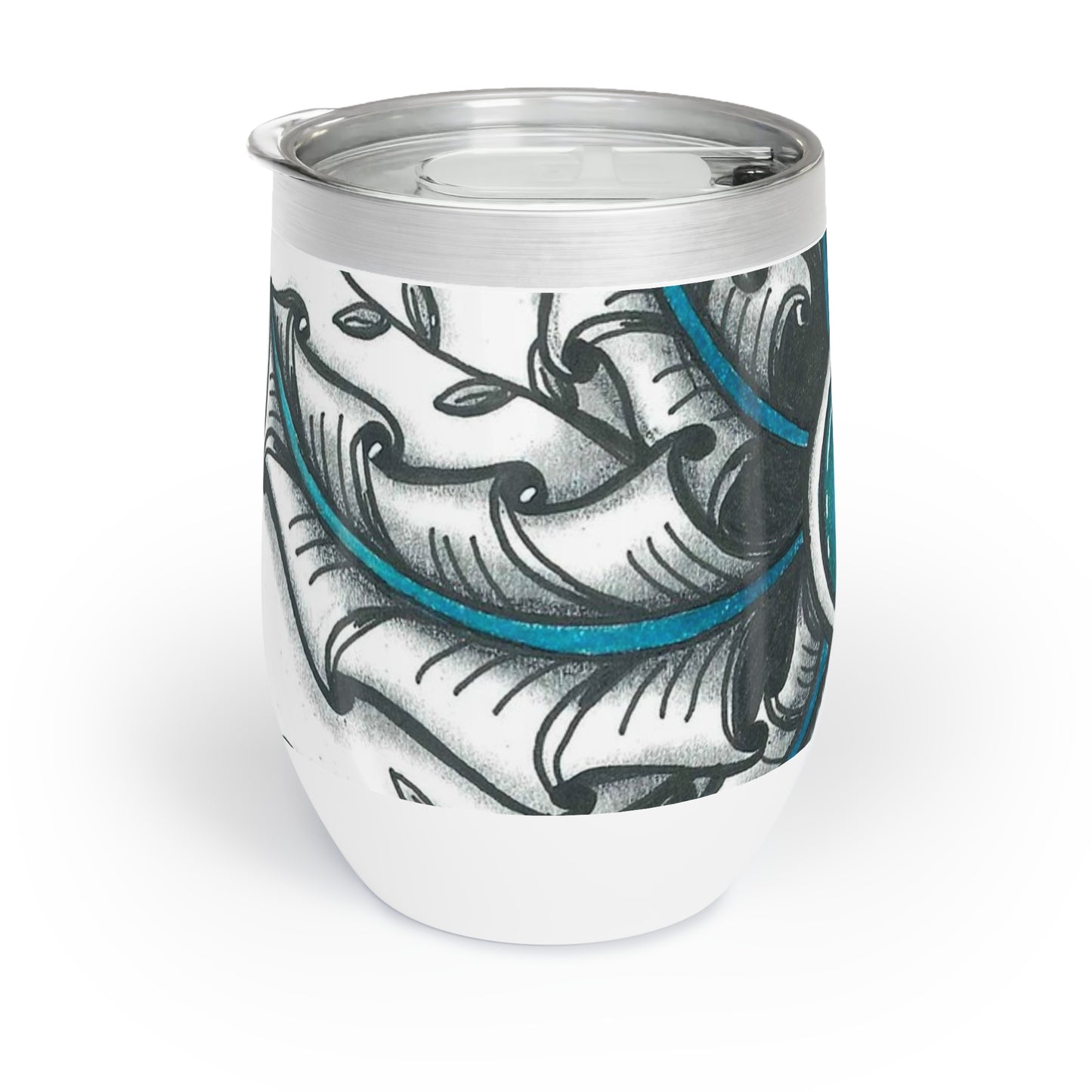 Teal Gem Chill Wine Tumbler