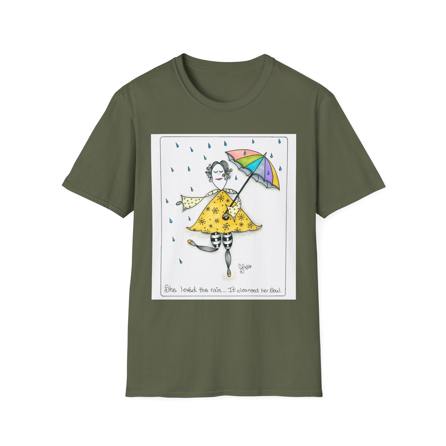The Rain Cleansed Her Soul Softstyle T-Shirt