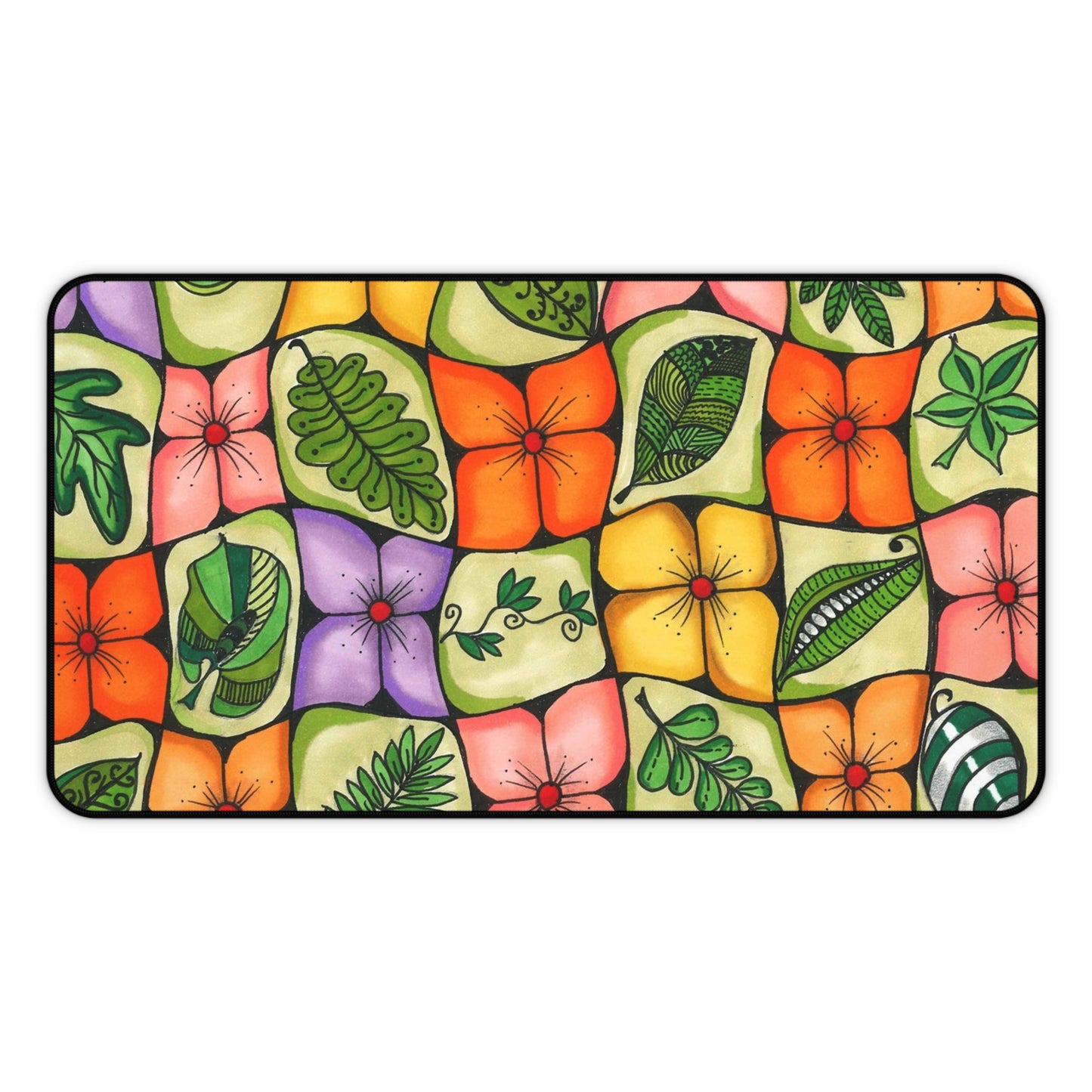 All-Over Flowers Desk Mat
