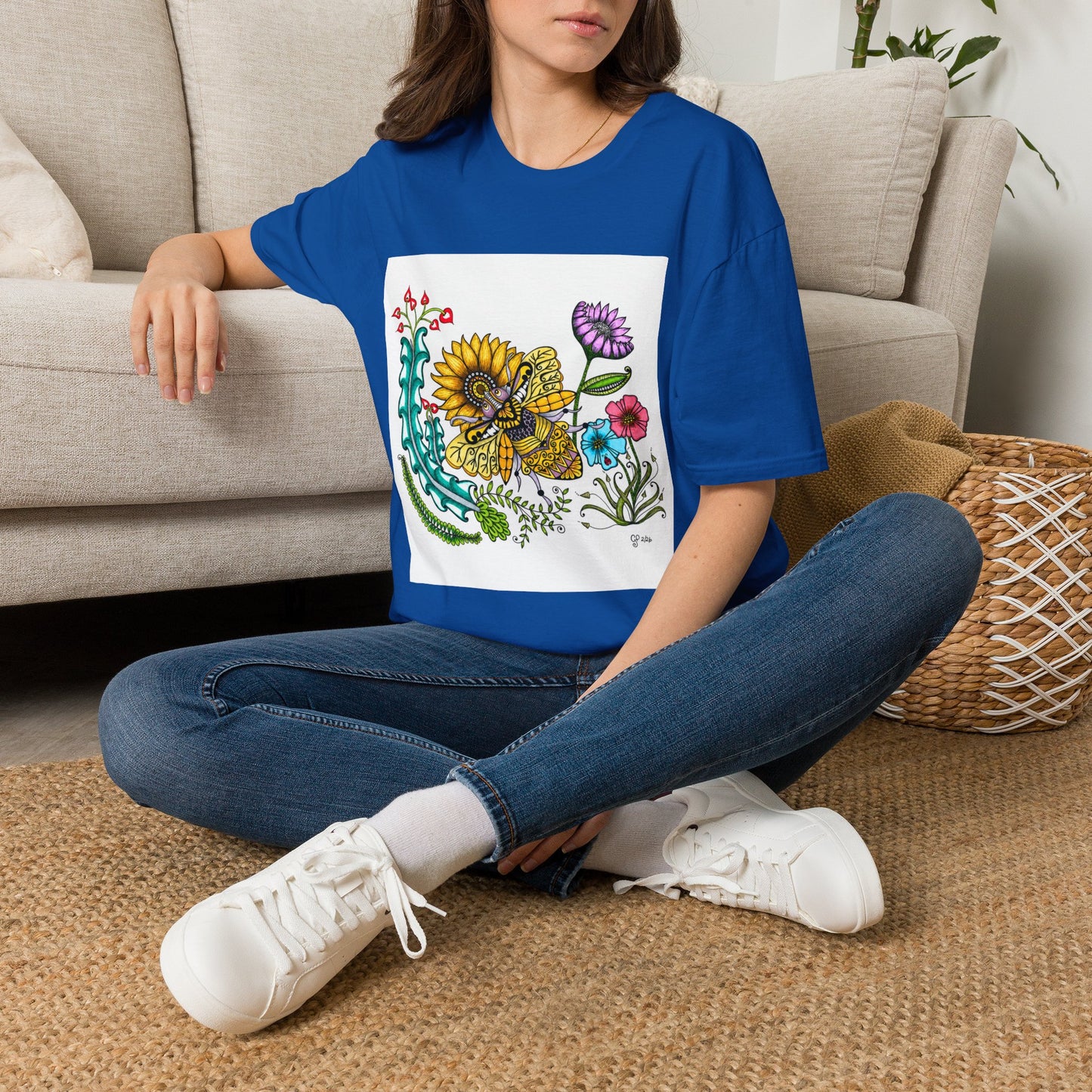 Boho Bumblebee Softstyle T-Shirt