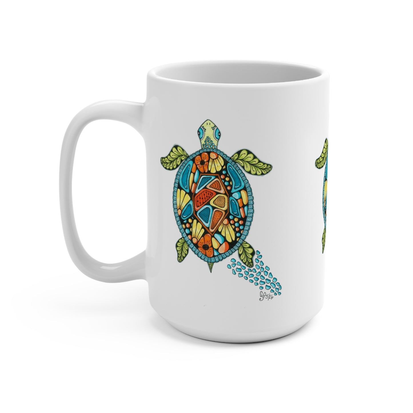 Sea Turtle Mug 15oz