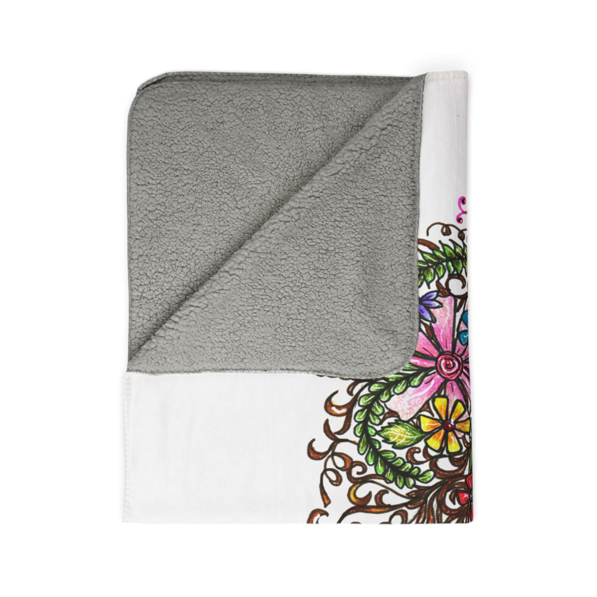 Free To Be Me! Fleece Sherpa Blanket