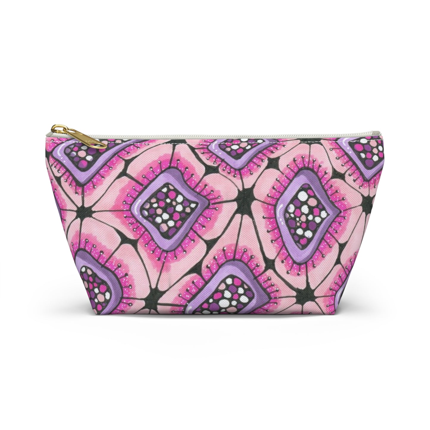 Punchy Pink Pouch w T-bottom