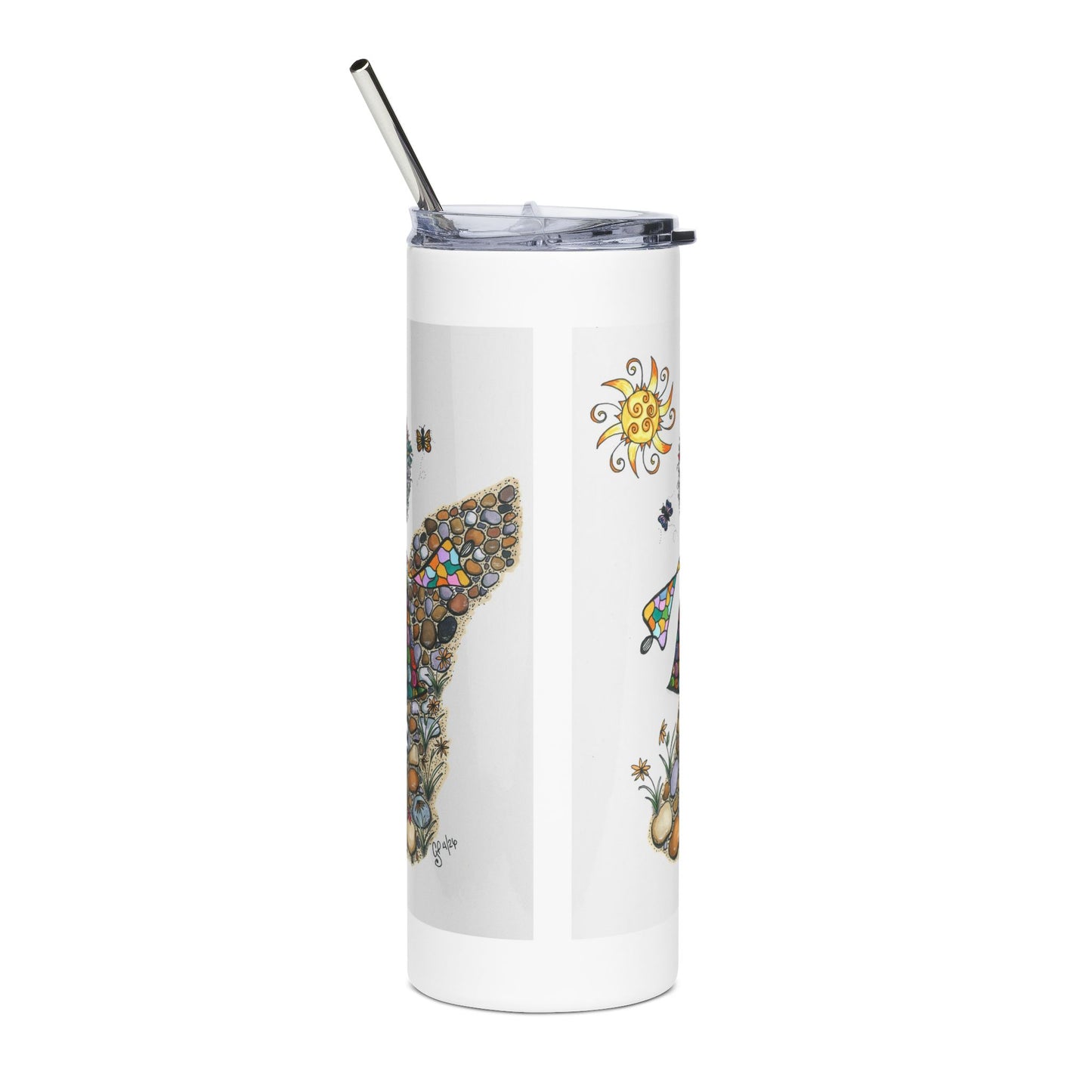 A Beautiful Day Stainless Steel Tumbler, 20oz
