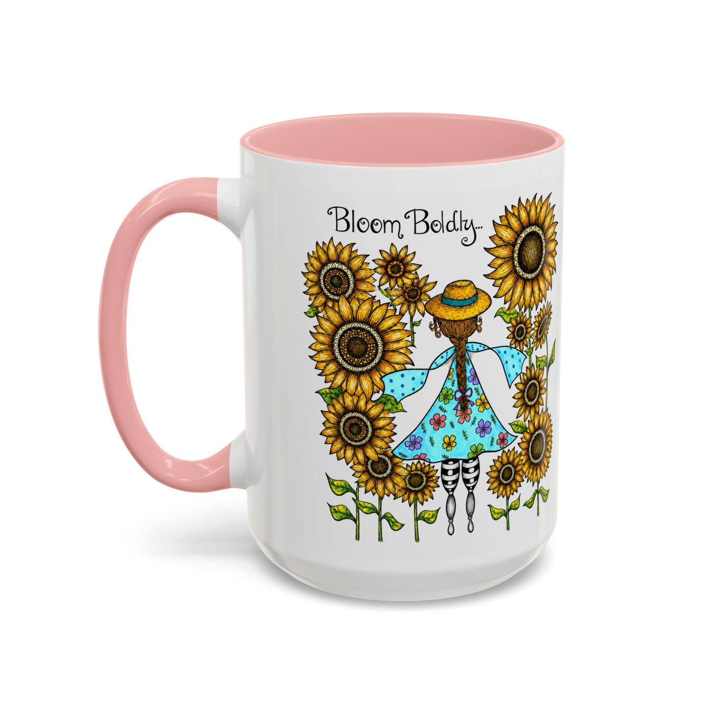 Bloom Boldly Accent Coffee Mug (11, 15oz)