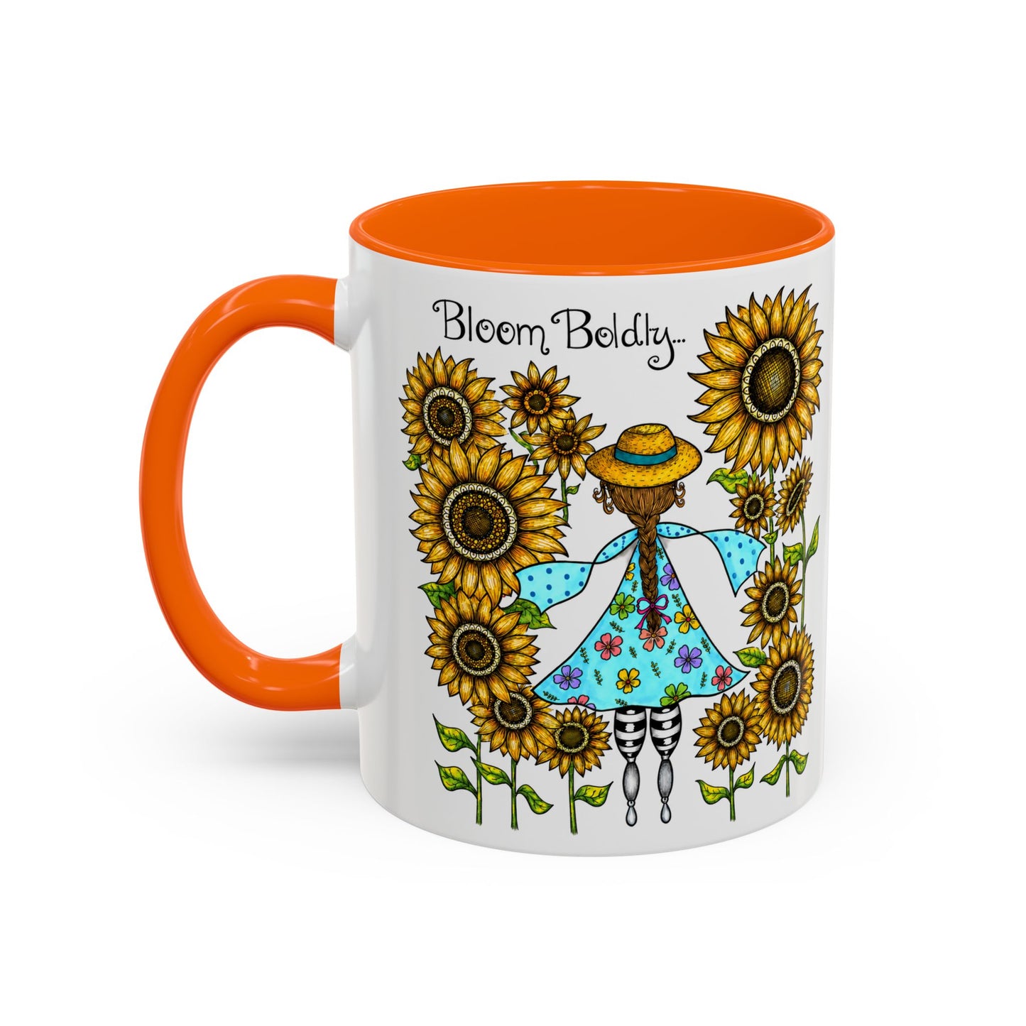Bloom Boldly Accent Coffee Mug (11, 15oz)