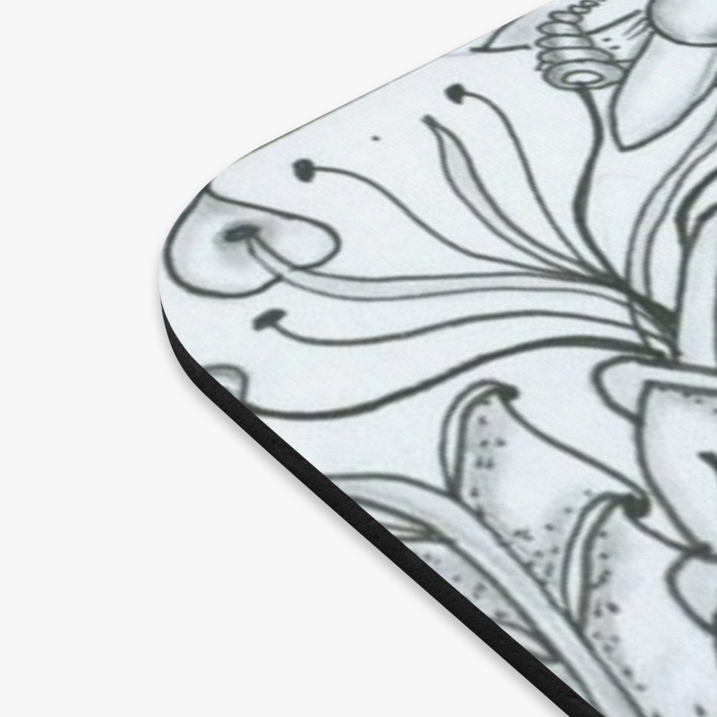 Crazy Flowers Mouse Pad (Rectangle)