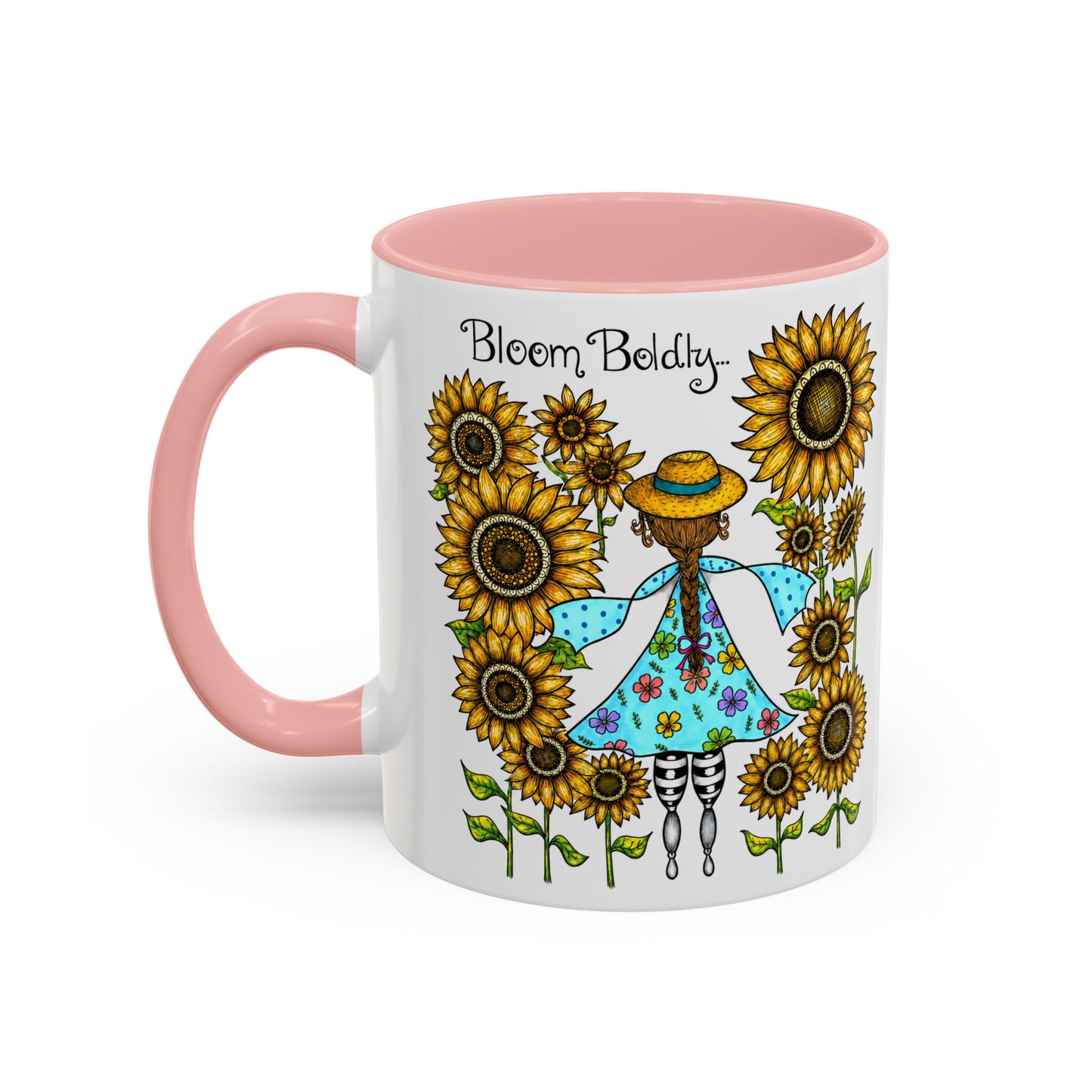 Bloom Boldly Accent Coffee Mug (11, 15oz)