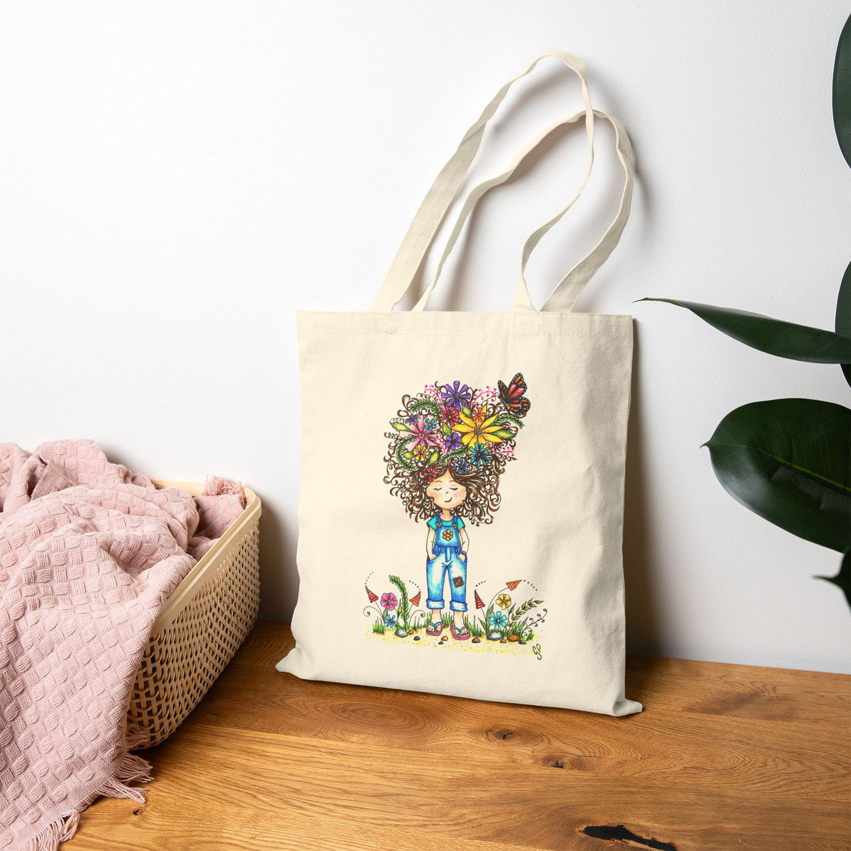 Free To Be Me! Cotton Canvas Tote Bag