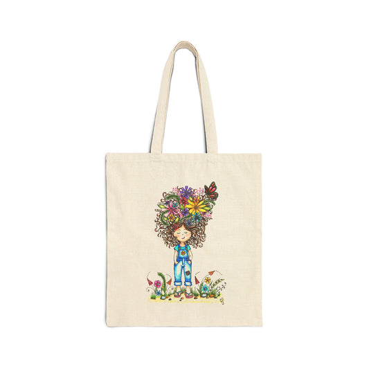 Free To Be Me! Cotton Canvas Tote Bag