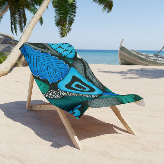 The Blues Beach Towel