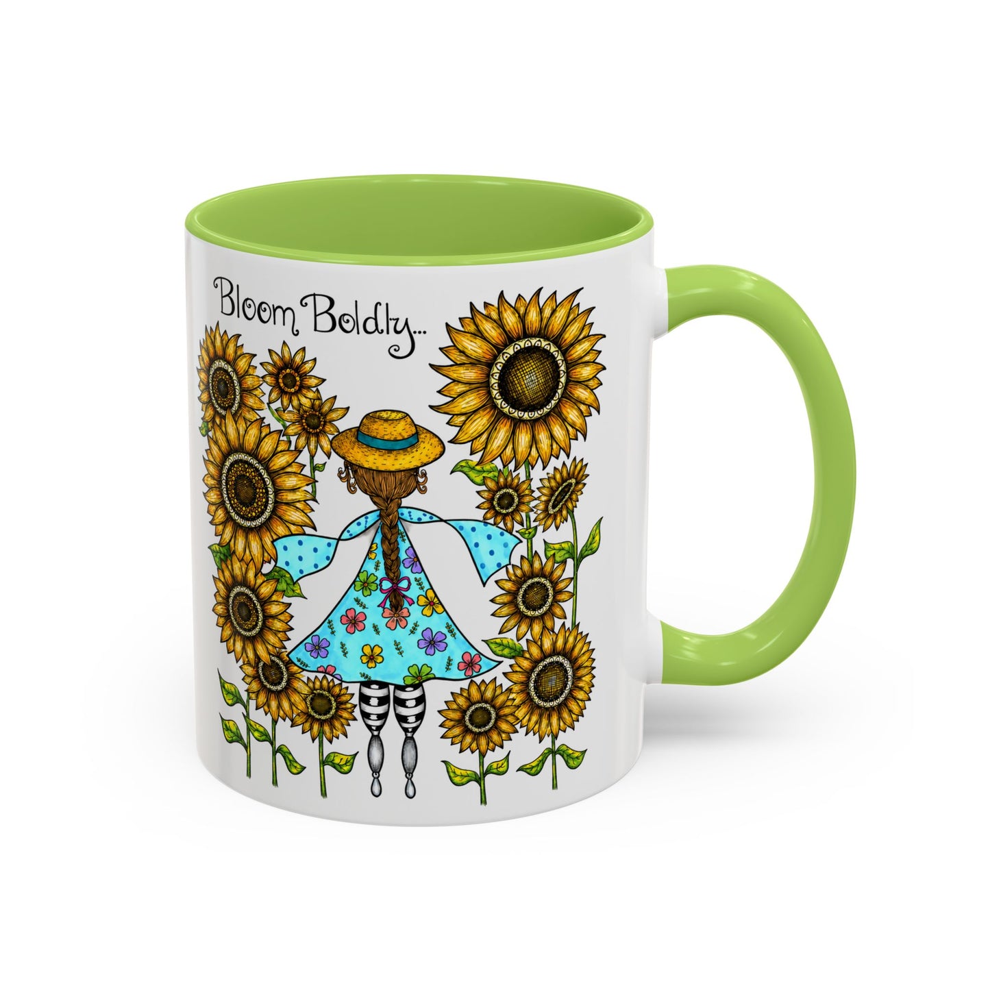 Bloom Boldly Accent Coffee Mug (11, 15oz)