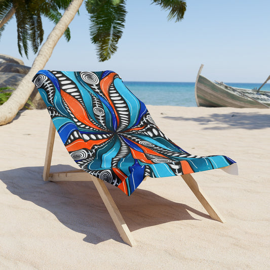 Wild Burst Beach Towel