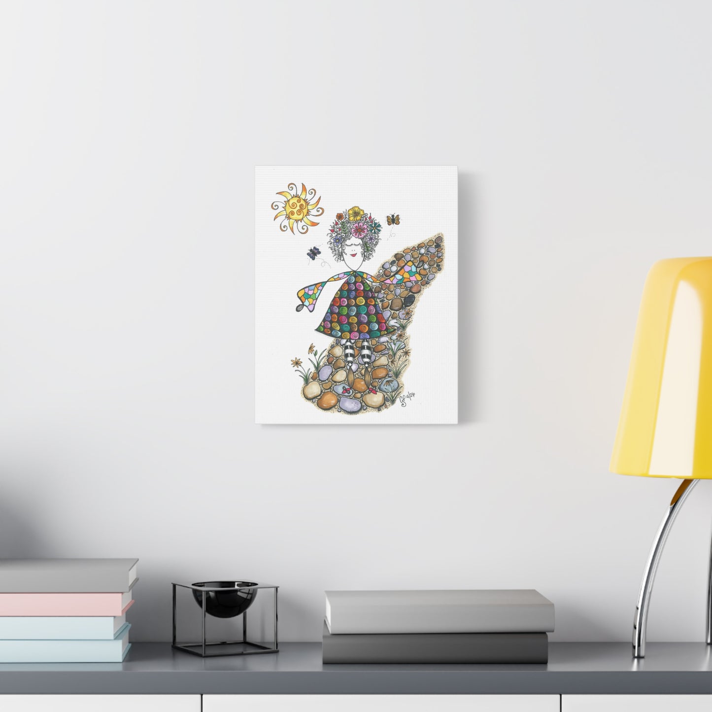 Life's Path Matte Canvas Print
