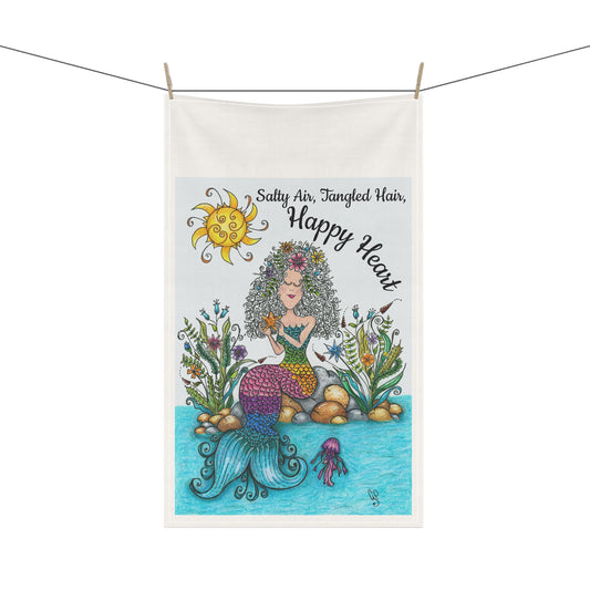 Mermaid Tea Towel (cotton twill)