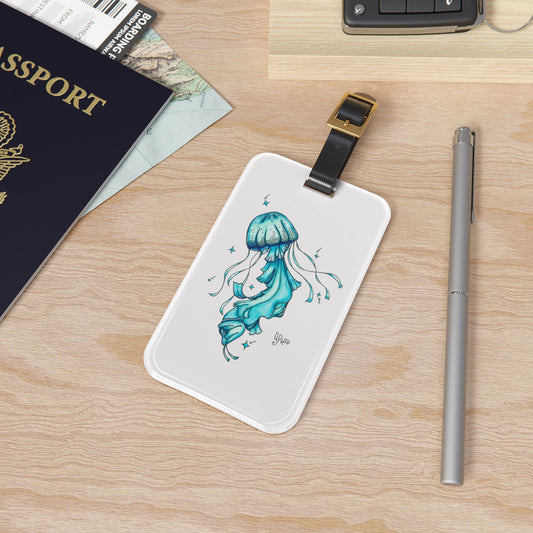 Dancing Jellyfish Luggage Tag