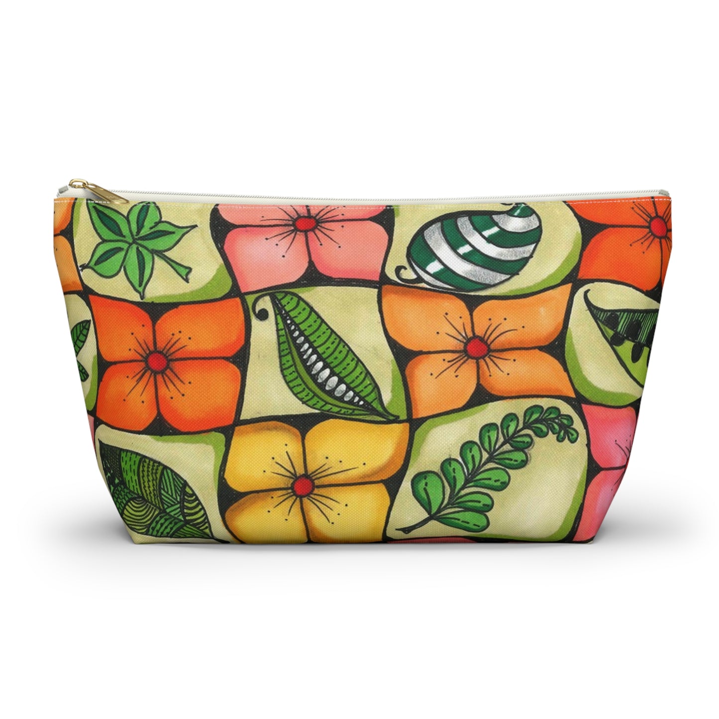 All-Over Flower Acessory Pouch