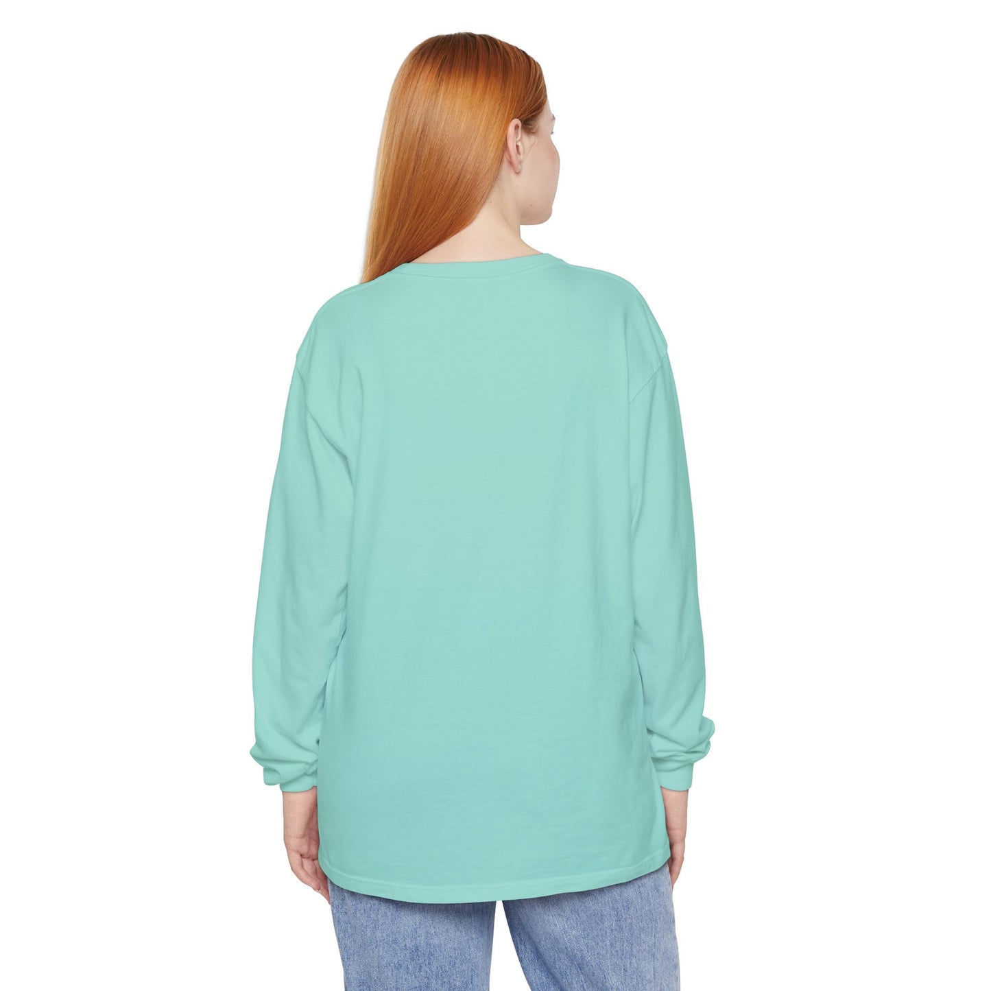 Zen Whimsy Unisex Garment-dyed Long Sleeve T-Shirt