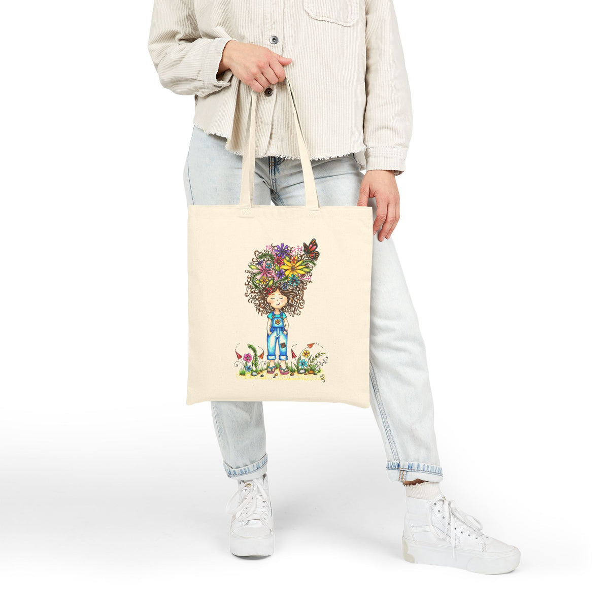 Free To Be Me! Cotton Canvas Tote Bag