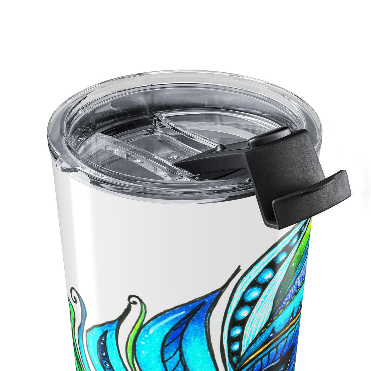 Peacock Feather Tumbler 20oz