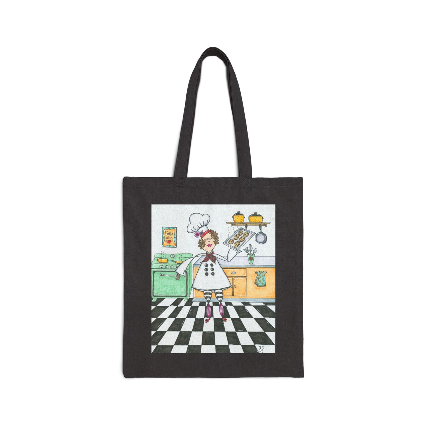 The Cookie Baker Cotton Canvas Tote Bag