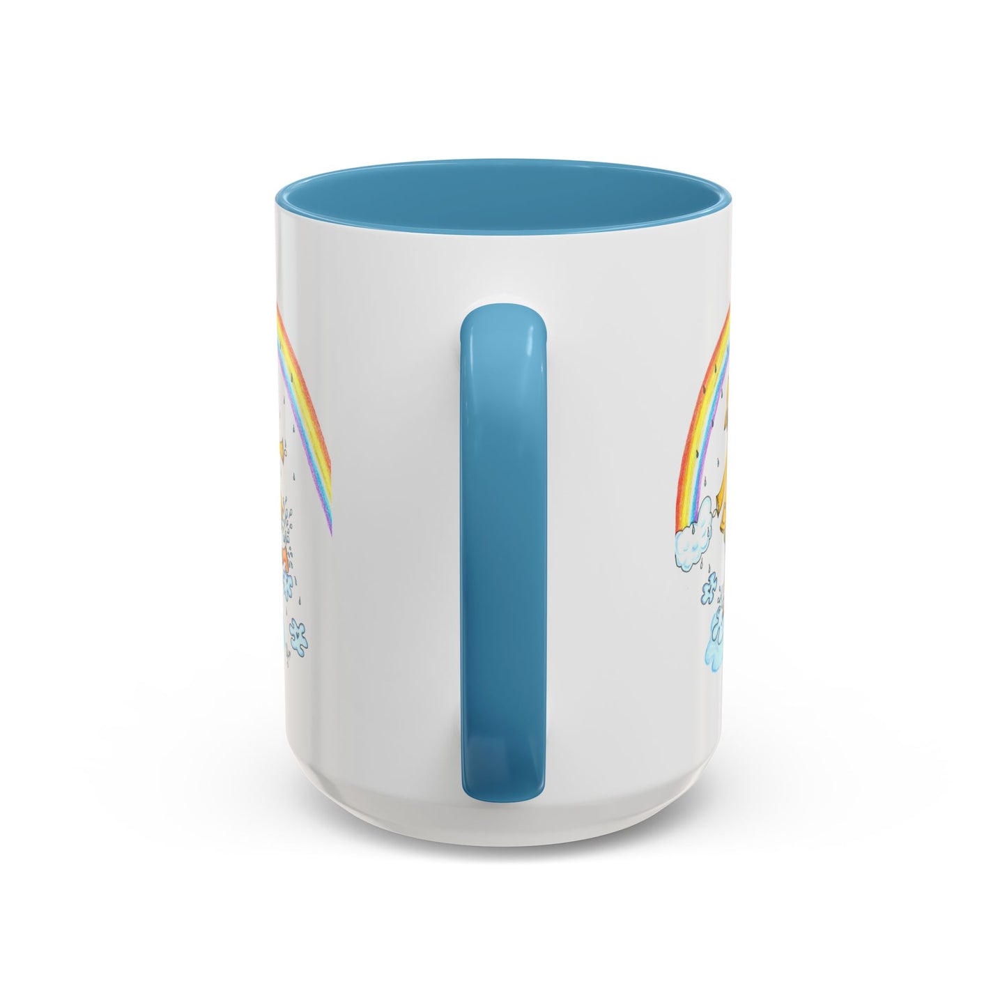 Dancing In The Rain Accent Coffee Mug (11, 15oz)