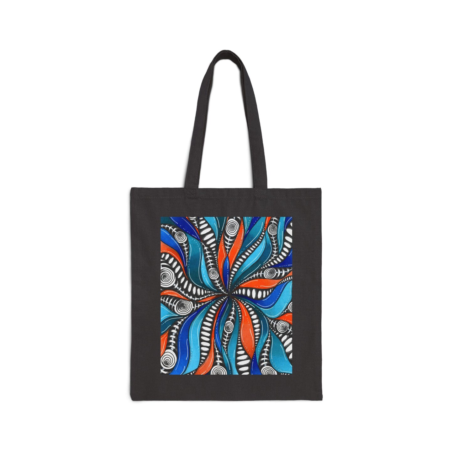 Wild Burst Cotton Canvas Tote Bag