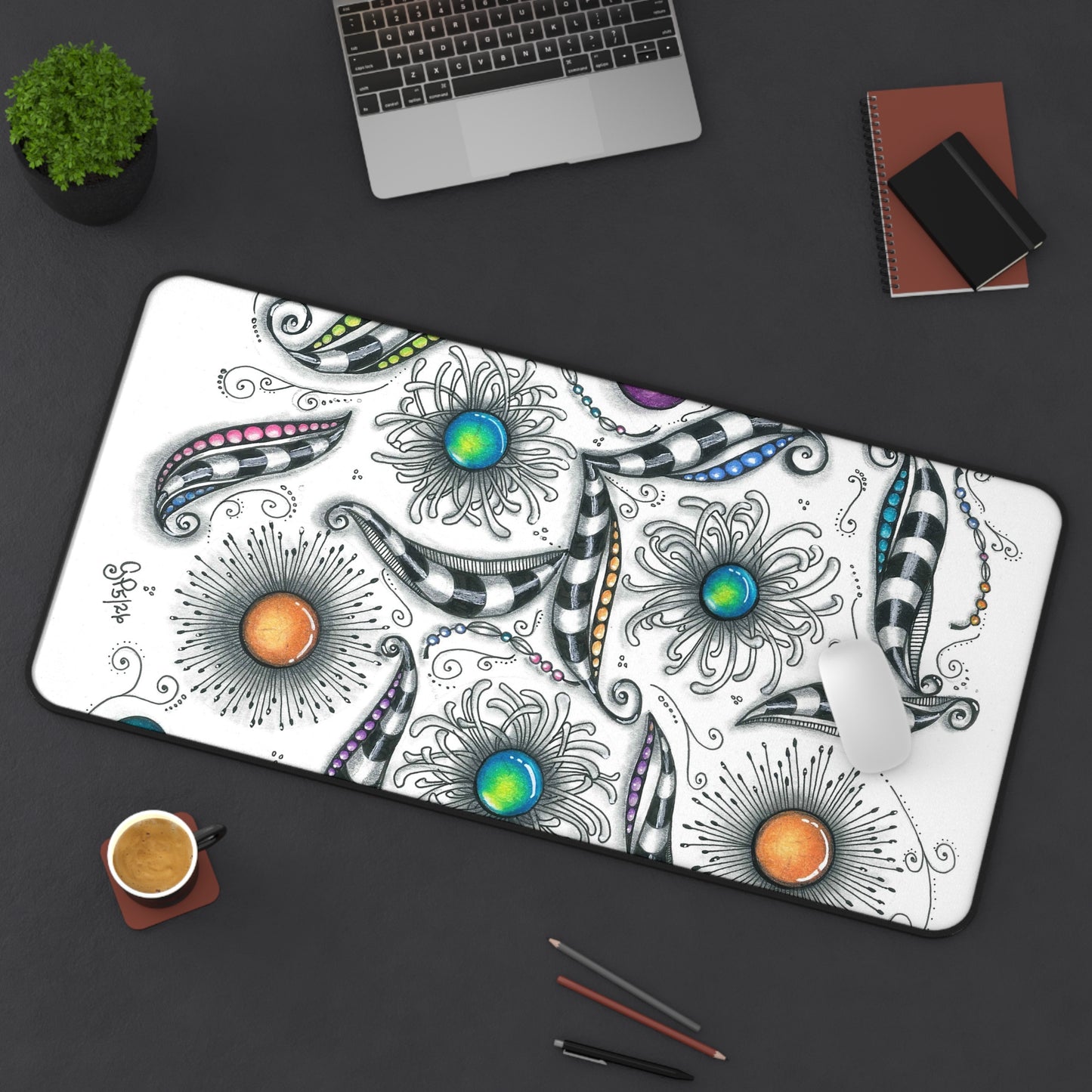 Zen Whimsy Desk Mat
