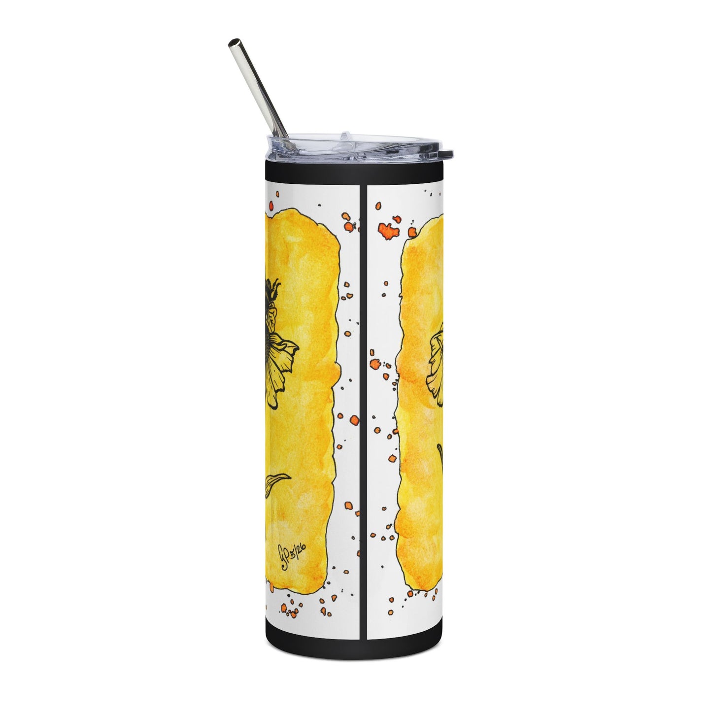 Happy Bee Stainless Steel Tumbler, 20oz