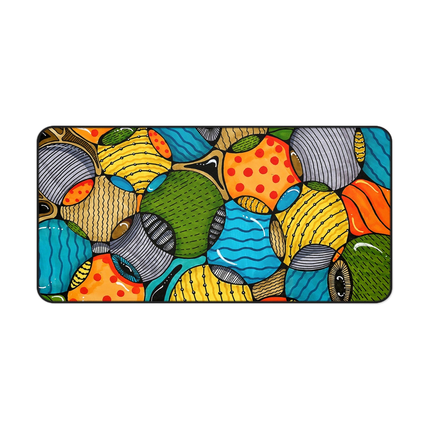 Funky Bubbles Desk Mat