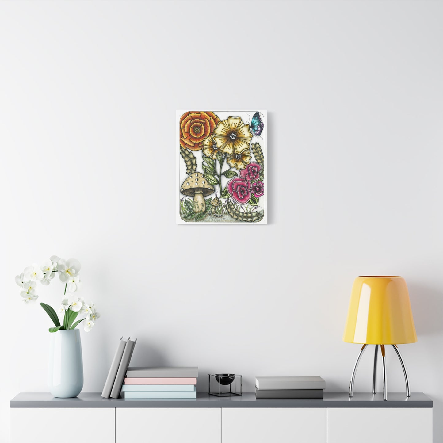 Wild Flowers Matte Canvas