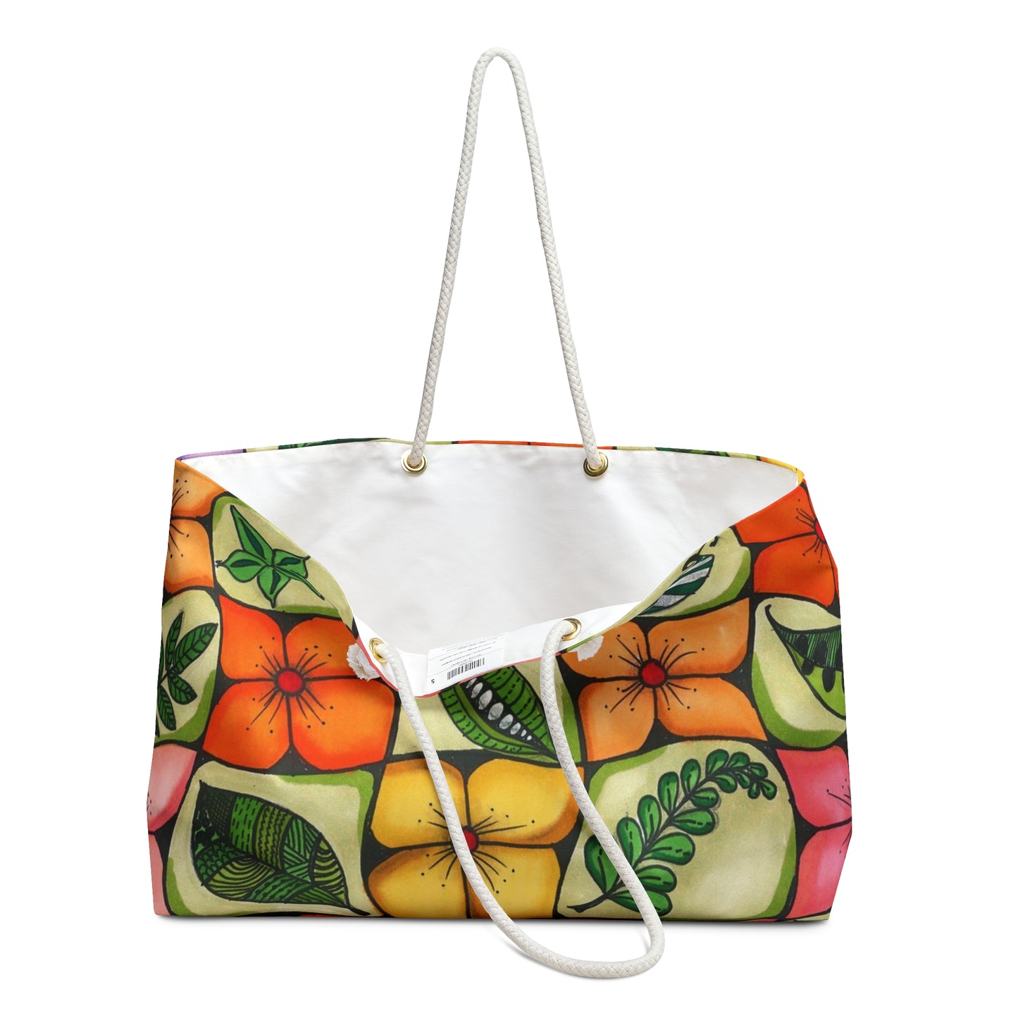 All-Over Flower Weekender Bag