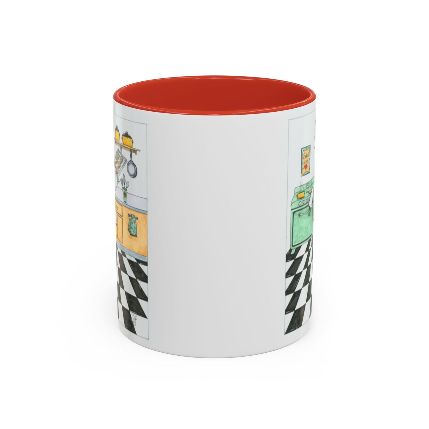 She Bakes! Accent Coffee Mug (11, 15oz)
