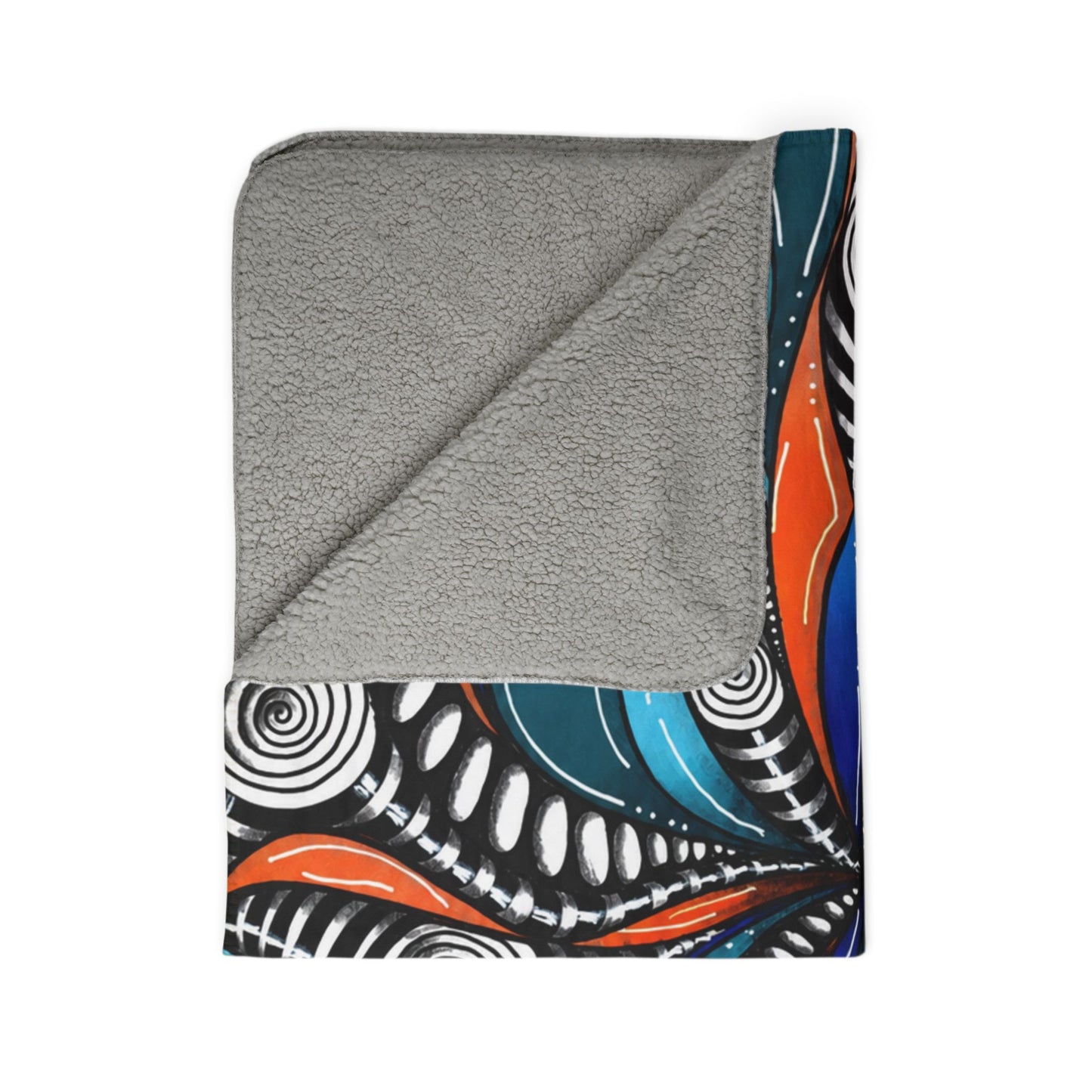 Wild Burst Fleece Sherpa Fleece Blanket