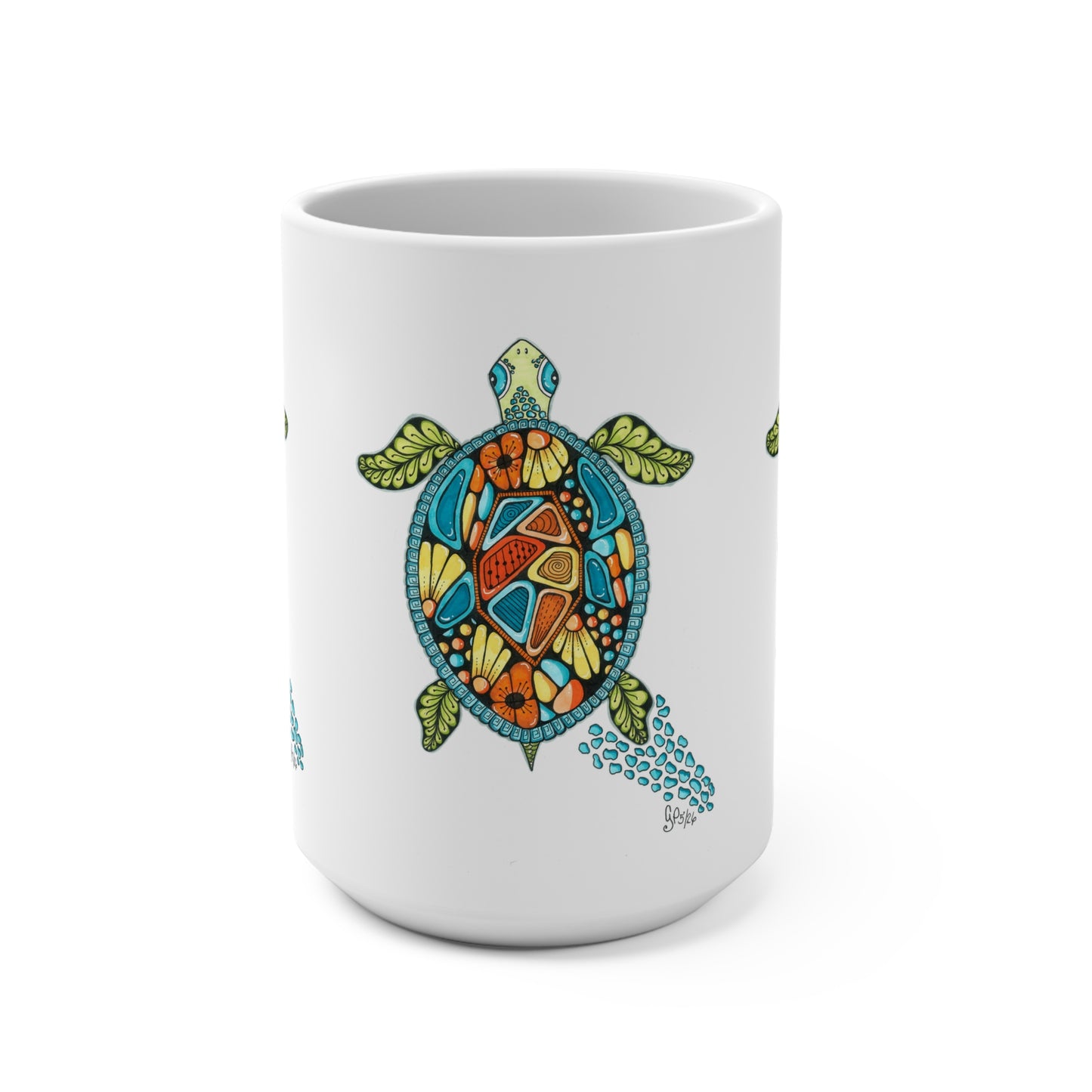 Sea Turtle Mug 15oz
