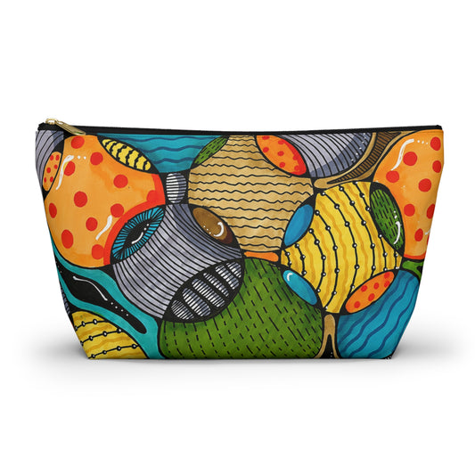 Funky Bubbles Accessory Pouch w T-bottom