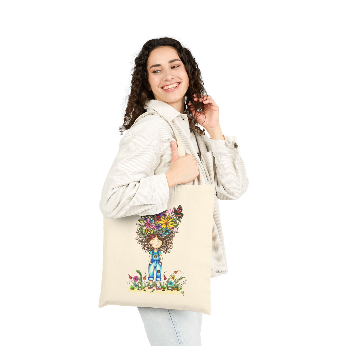 Free To Be Me! Cotton Canvas Tote Bag