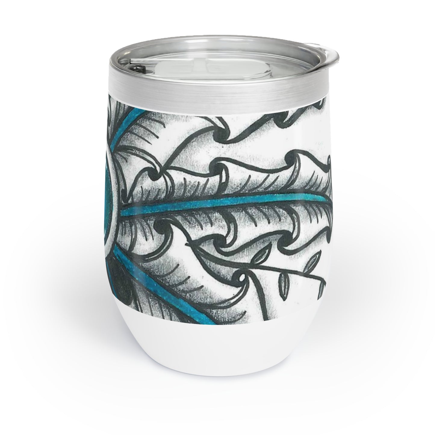 Teal Gem Chill Wine Tumbler